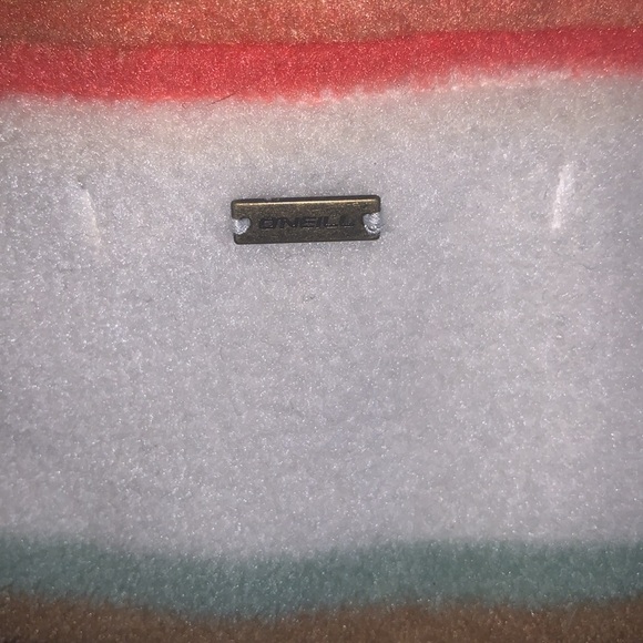 O'Neill Ladies' Half Zip Polar Fleece Aztec midwestern Size Large Stripe Sweater - Picture 6 of 6